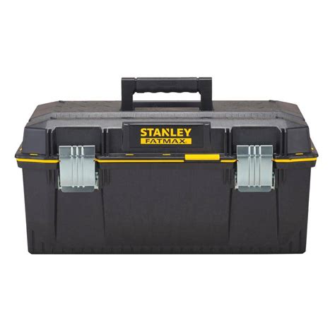 stanley 23 metal tool box|stanley tool box home depot.